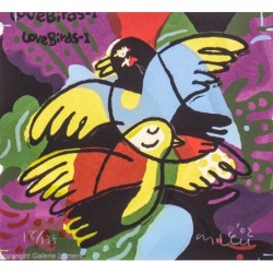 Original Kunst von Michael Leu "Love birds I - SC 84 B" kaufen Sie Bilder des bekannten amerikanischen Künstlers