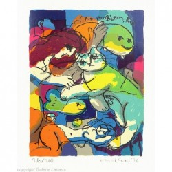 Original Kunst von Michael Leu "No problem baby" kaufen Sie Bilder des bekannten amerikanischen Künstlers