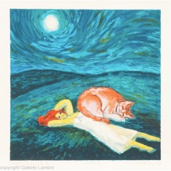 Original Kunst von Michael Leu "Summer night II" kaufen Sie Bilder des bekannten amerikanischen Künstlers
