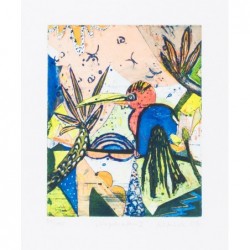Original Kunst von Elfriede Otto "Vogelsafari I" kaufen Sie Bilder der beliebten deutschen Künstlerin