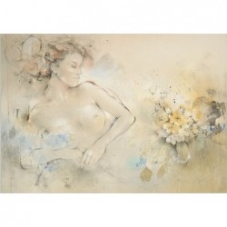 Original Kunst von Gabriele Mierzwa "Rhododendronblüte" kaufen Sie Bilder der beliebten deutschen Künstlerin