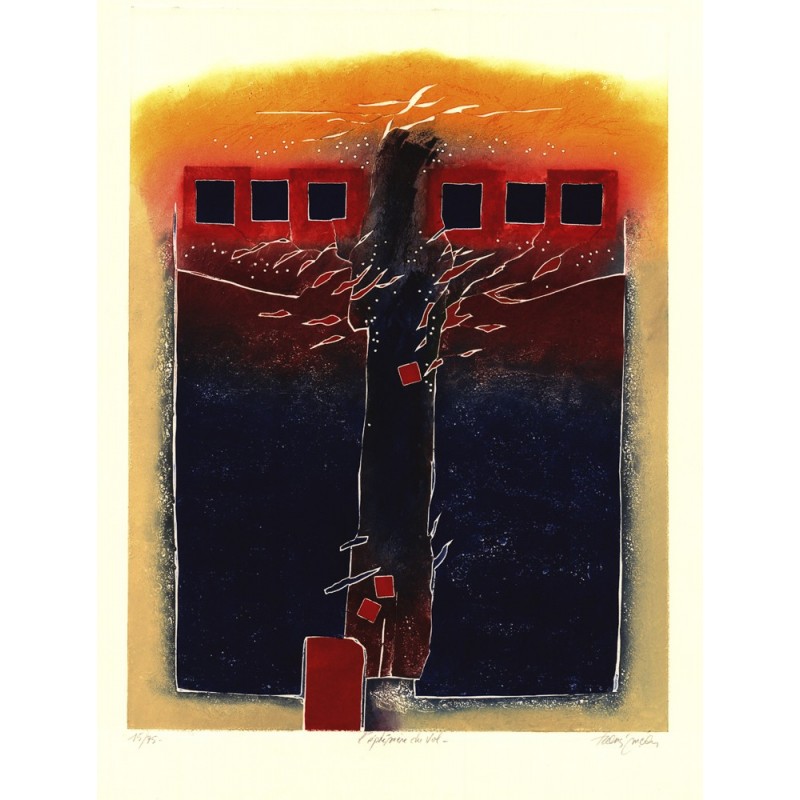'Original Kunstwerk von Francis Méan "L''ephémère du vol". Kaufen Sie hier Bilder des beliebten belgischen Künstlers'