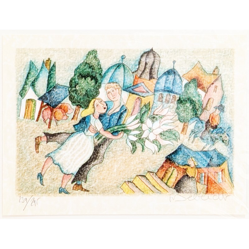 Francoise Deberdt - "Musashi I, Motiv 5" Original Bild-Kunst