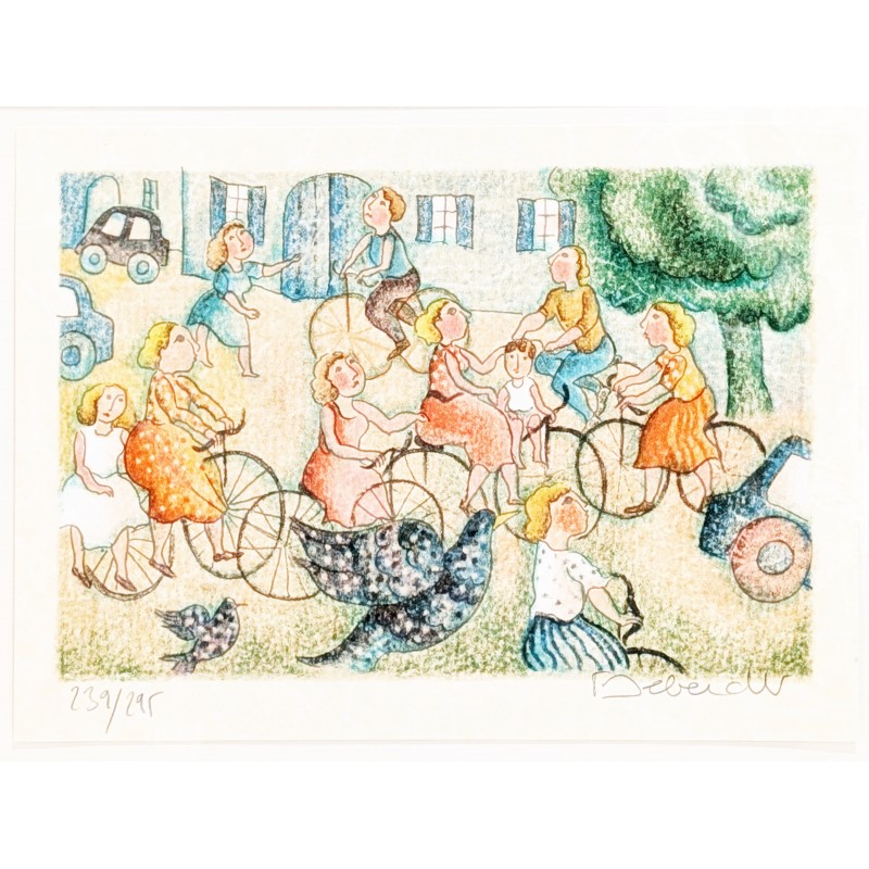 Francoise Deberdt - "Musashi I, Motiv 8" Original Bild-Kunst