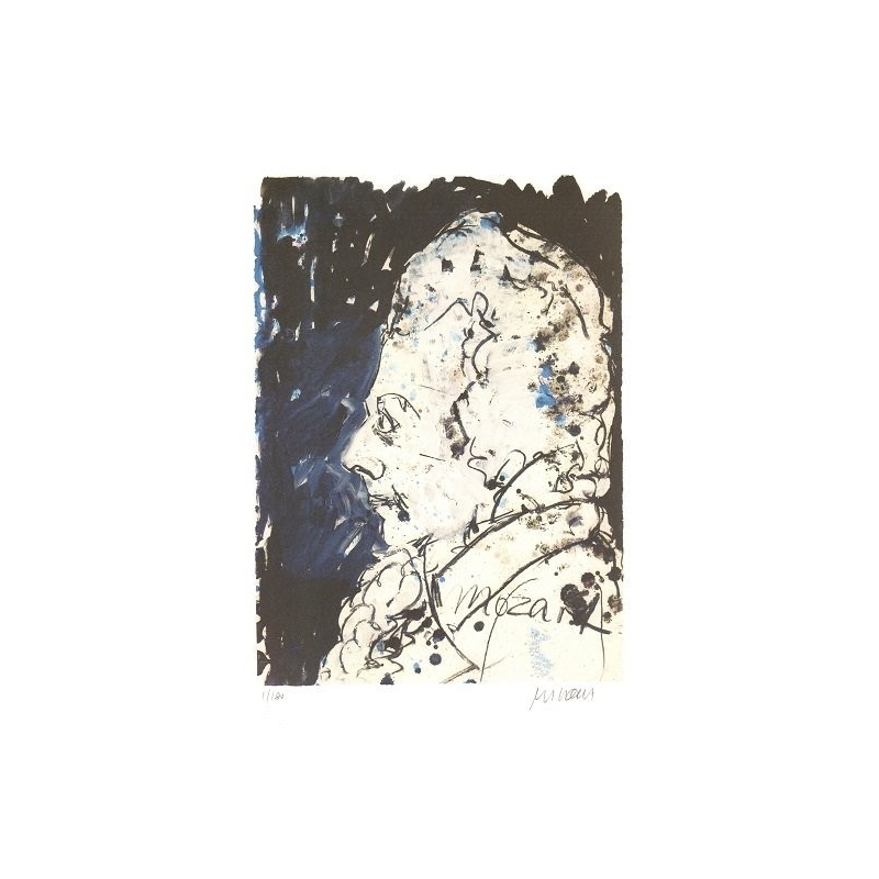 Armin Mueller-Stahl * Mozart-die kleine Nachtmusik handsigniertes Original Kunst Bild kaufen