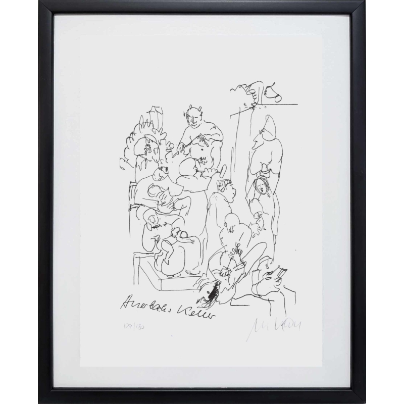 Das Original 'Auerbachs Keller' wurde von Armin Mueller-Stahl handsigniert. Günstig kaufen.