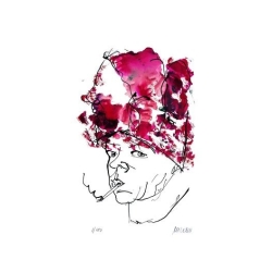 Armin Mueller-Stahl * Charity Lady handsigniertes Original Kunst Bild kaufen