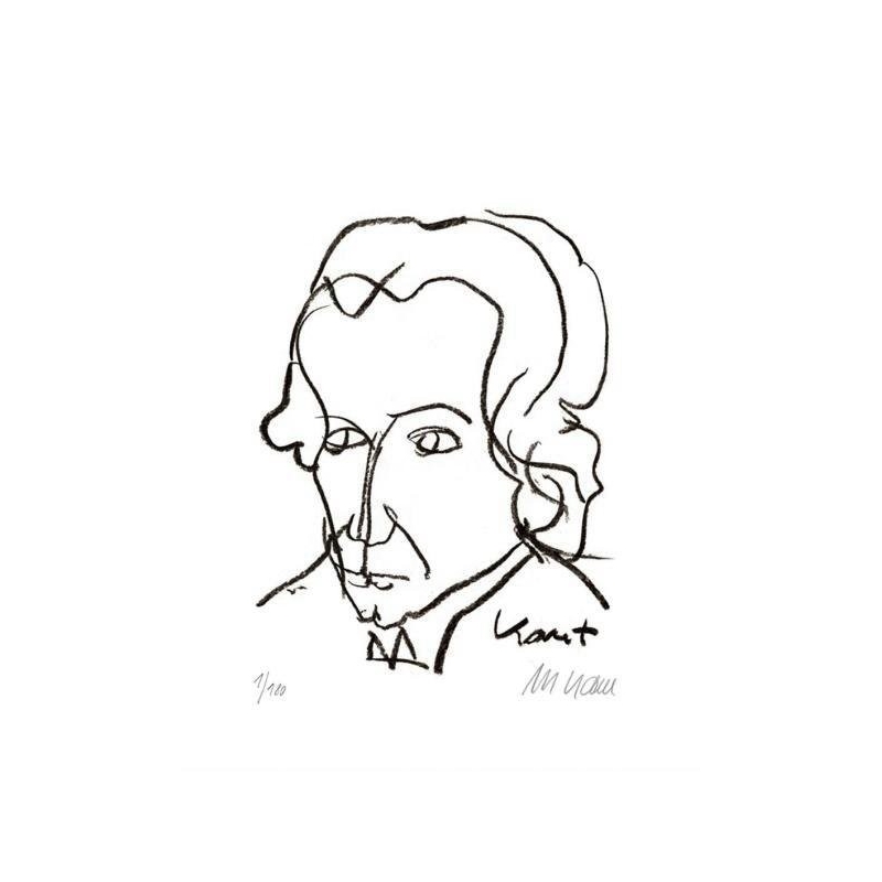 Armin Mueller-Stahl Kunst Bild kaufen Immanuel Kant | handsigniertes Original