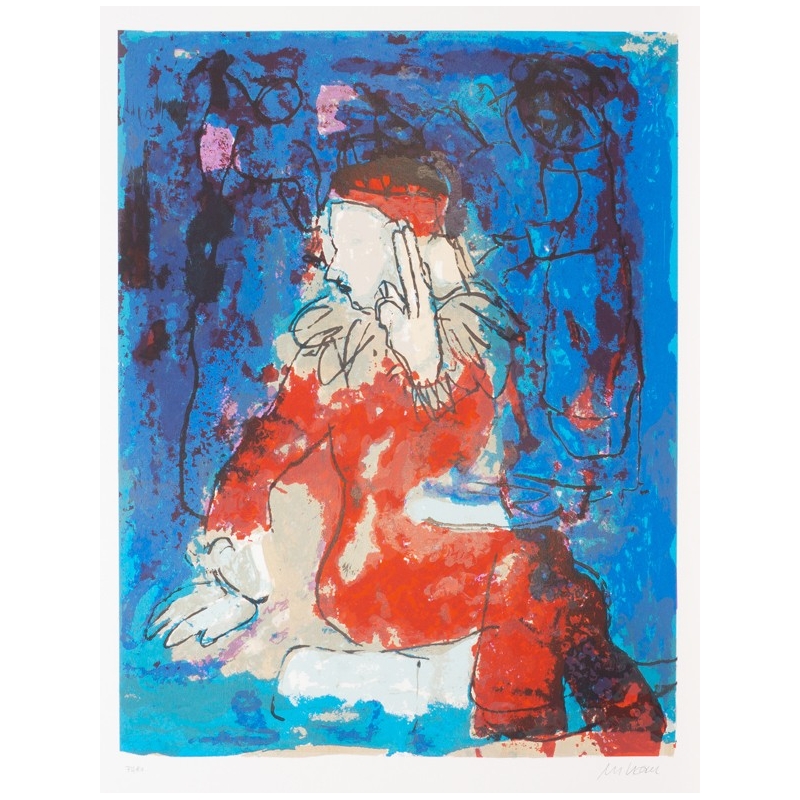 Armin Mueller-Stahl Kunst Bild kaufen Melancholie des Bajazzo | handsigniertes Original