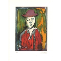 Armin Mueller-Stahl * Der Clown handsigniertes Original Kunst Bild kaufen