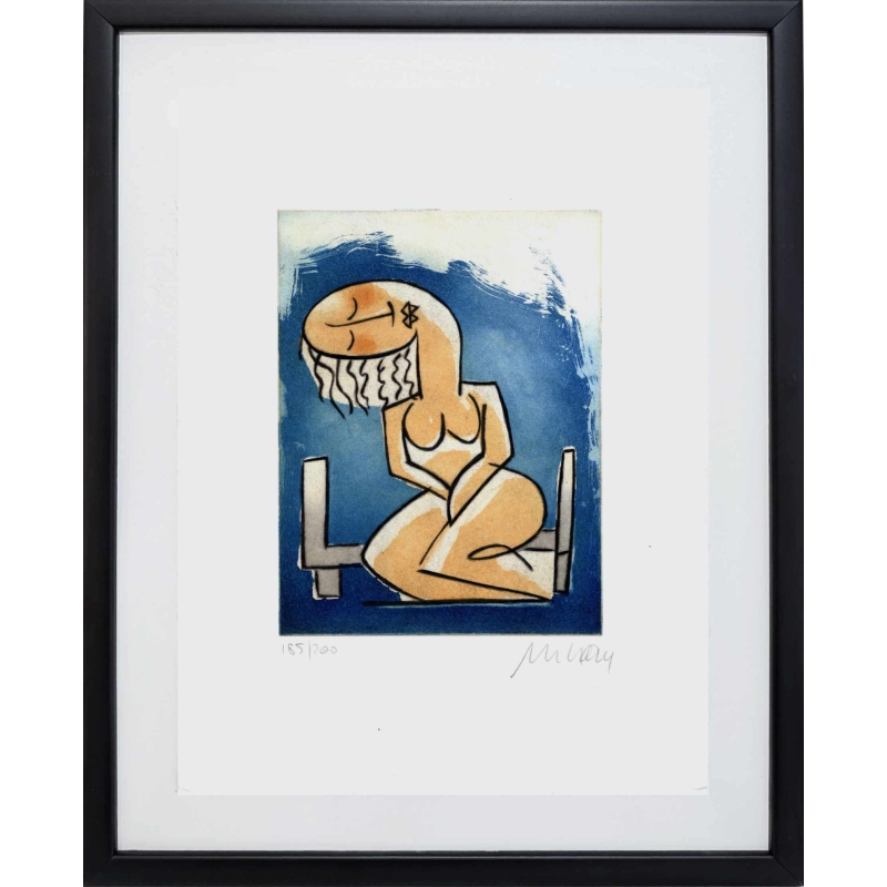 Das Original 'Sonnenbad' wurde von Armin Mueller-Stahl handsigniert. Günstig kaufen.