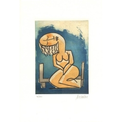 Armin Mueller-Stahl Kunst Bild kaufen Sonnenbad | handsigniertes Original