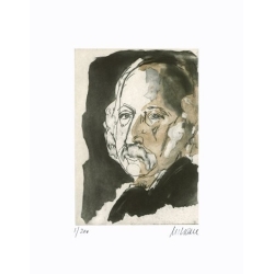 Armin Mueller-Stahl * Theodor Fontane handsigniertes Original Kunst Bild kaufen