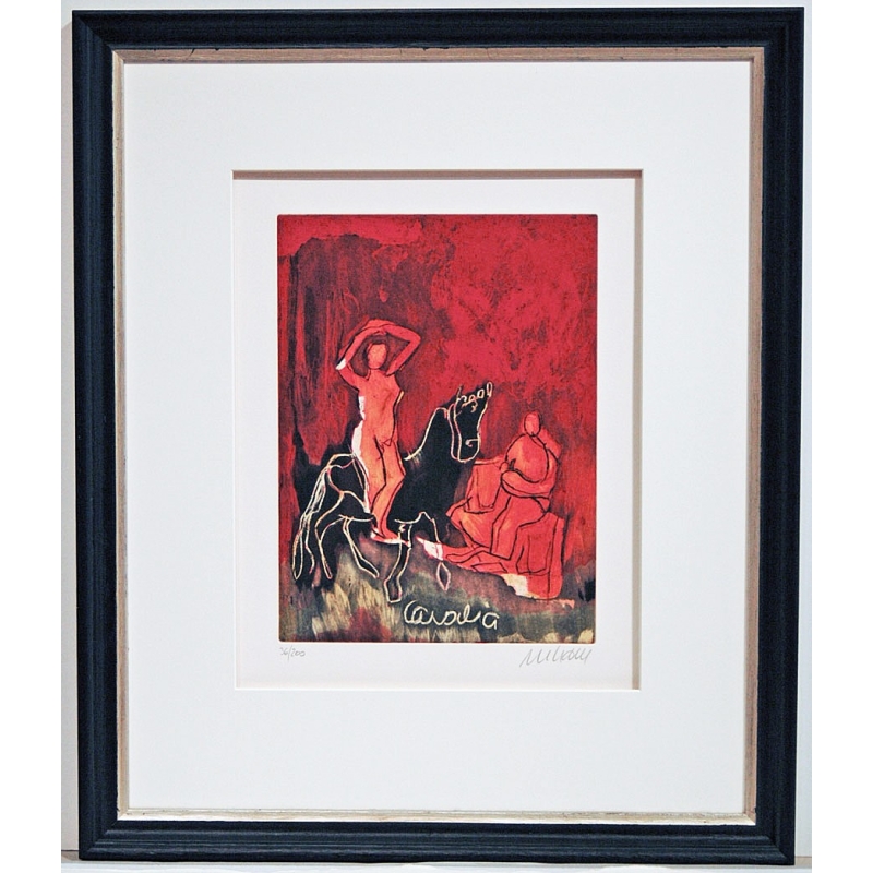 Armin Mueller-Stahl * Cavalia im Rahmen Classic Schwarz mit Silberkante Original Bild mit Rahmen kaufen