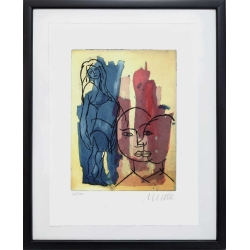 Das Original 'In Erwartung' wurde von Armin Mueller-Stahl handsigniert. Günstig kaufen.