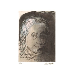 Armin Mueller-Stahl * Matthias Claudius handsigniertes Original Kunst Bild kaufen