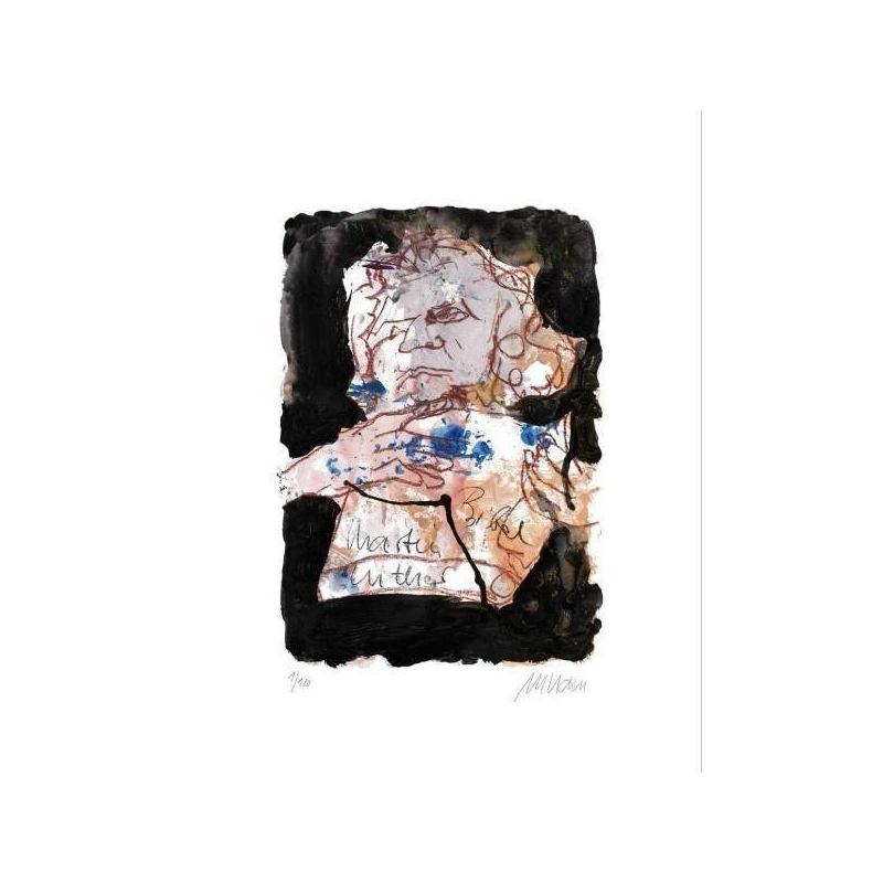 Armin Mueller-Stahl * Martin Luther handsigniertes Original Kunst Bild kaufen