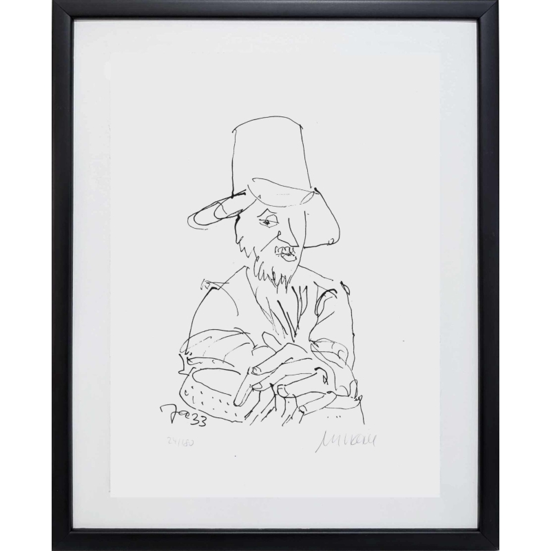 Das Original 'Jazz-Perkussionist' wurde von Armin Mueller-Stahl handsigniert. Günstig kaufen.