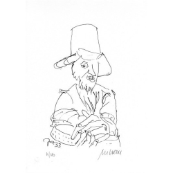 Armin Mueller-Stahl Kunst Bild kaufen Jazz-Perkussionist | handsigniertes Original