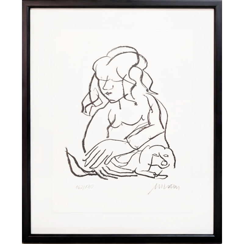 Armin Mueller-Stahl Bilder mit Rahmen kaufen hier Holzrahmen Schwarz matt