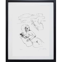 Das Original 'Strandsonate' wurde von Armin Mueller-Stahl handsigniert. Günstig kaufen.