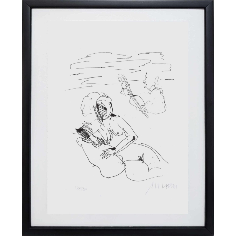 Das Original 'Strandsonate' wurde von Armin Mueller-Stahl handsigniert. Günstig kaufen.