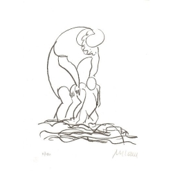 Armin Mueller-Stahl Kunst Bild kaufen Am Meer | handsigniertes Original