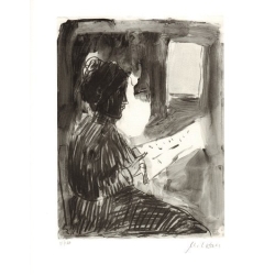 Armin Mueller-Stahl * Lesende handsigniertes Original Kunst Bild kaufen