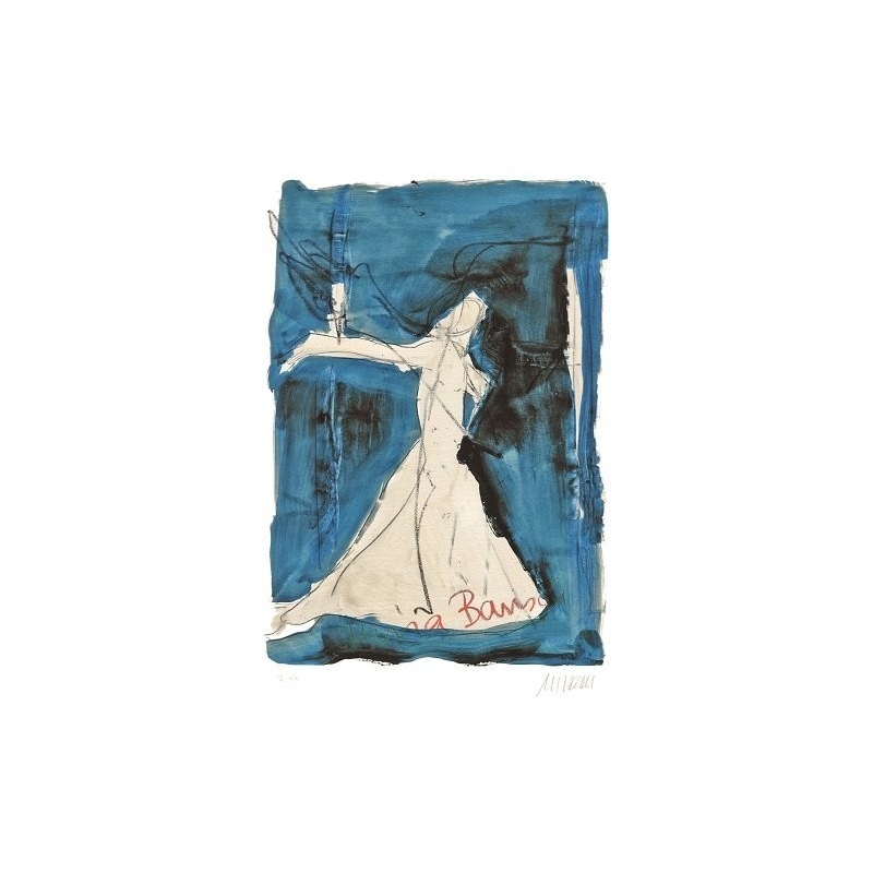 Armin Mueller-Stahl * Pina Bausch - Es kann fast alles Tanz sein handsigniertes Original Kunst Bild kaufen