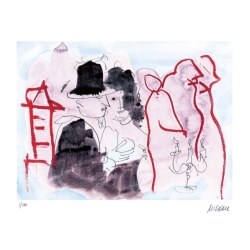 Armin Mueller-Stahl Kunst Bild kaufen Die Buddenbrooks - Zur späten Stunde | handsigniertes Original