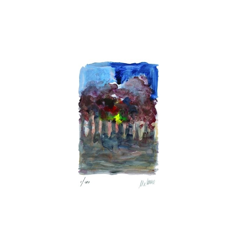 Armin Mueller-Stahl * Allee im Zwielicht handsigniertes Original Kunst Bild kaufen