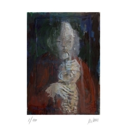 Armin Mueller-Stahl * Maceo Parker handsigniertes Original Kunst Bild kaufen