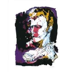 Armin Mueller-Stahl * David Bowie handsigniertes Original Kunst Bild kaufen