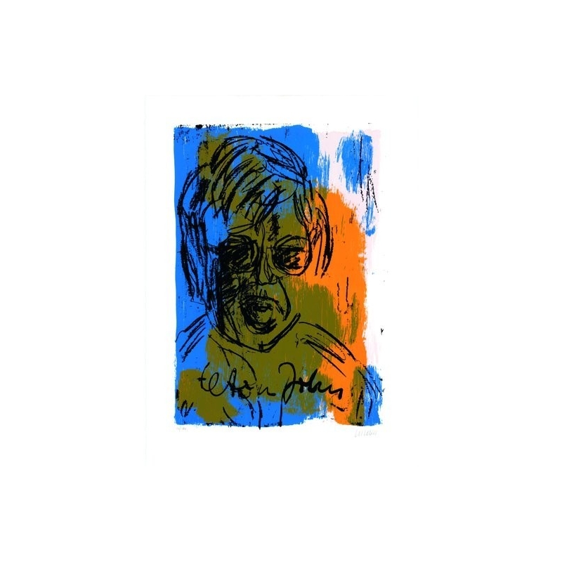 Armin Mueller-Stahl * Elton John handsigniertes Original Kunst Bild kaufen