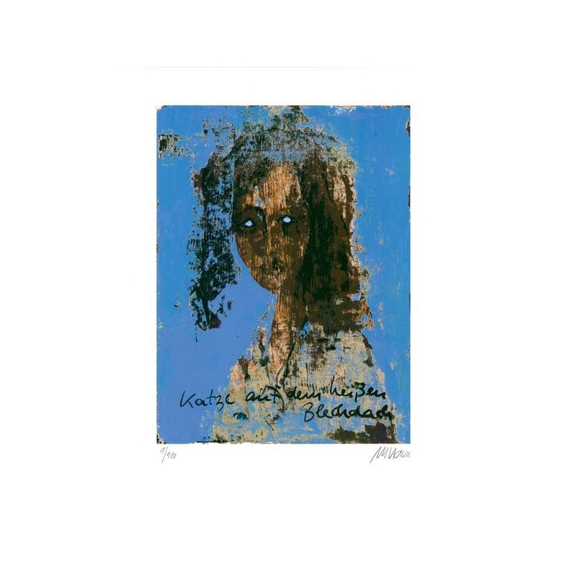 Armin Mueller-Stahl * Die Katze auf dem heißen Blechdach handsigniertes Original Kunst Bild kaufen