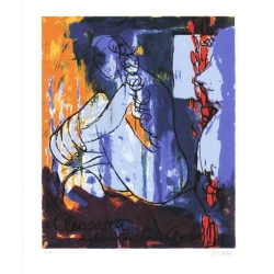 Armin Mueller-Stahl * Cleopatra - Antonius und Cleopatra handsigniertes Original Kunst Bild kaufen