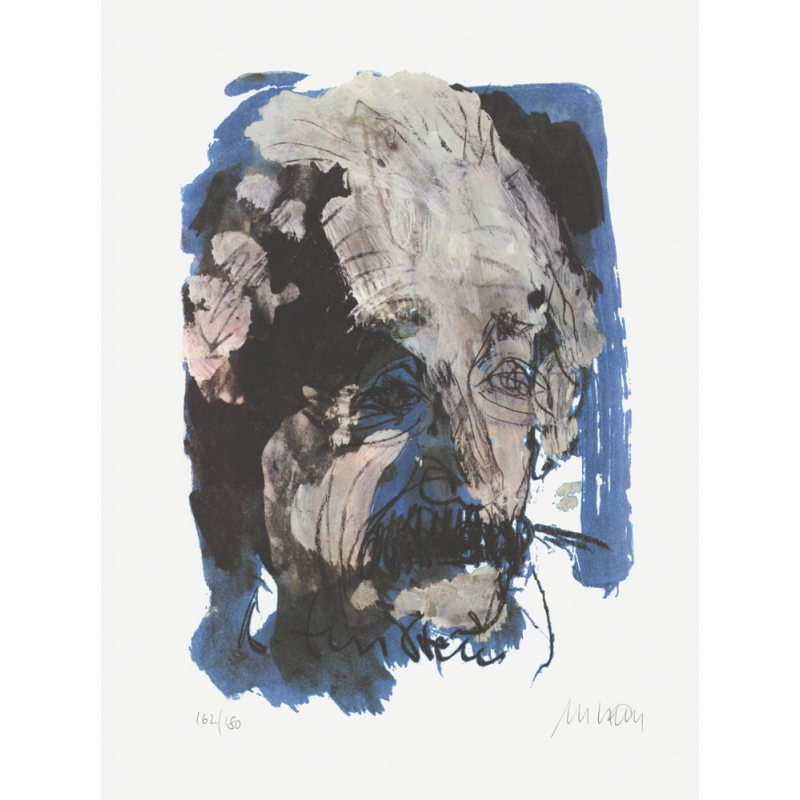 Das Original 'Albert Einstein' wurde von Armin Mueller-Stahl handsigniert. Günstig kaufen.