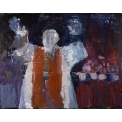 Armin Mueller-Stahl * Benedikt XVI. handsigniertes Original Kunst Bild kaufen