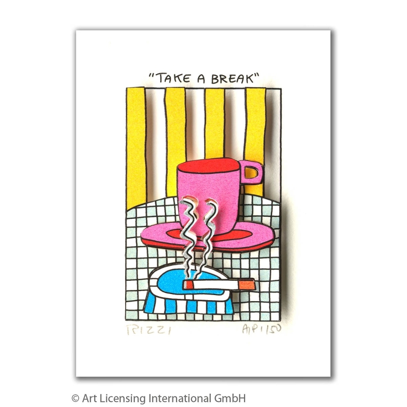 James Rizzi Bild "Take a break" kaufen