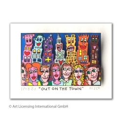James Rizzi Out on the town Original 3D Grafik Bild von James Rizzi kaufen