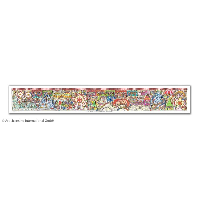 Original 3D- Bild "The Fantastic Formula For Fun" von James Rizzi mit Zertifikat