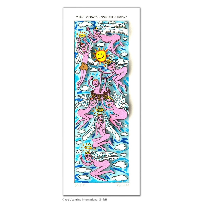James Rizzi "The angels and our baby" kaufen 3D Bilder