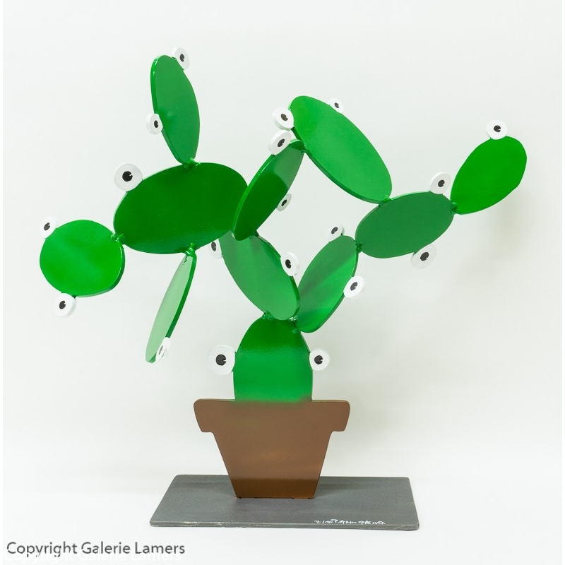 Zertifiziert: Patrick Preller Original Skulptur * Kaktus