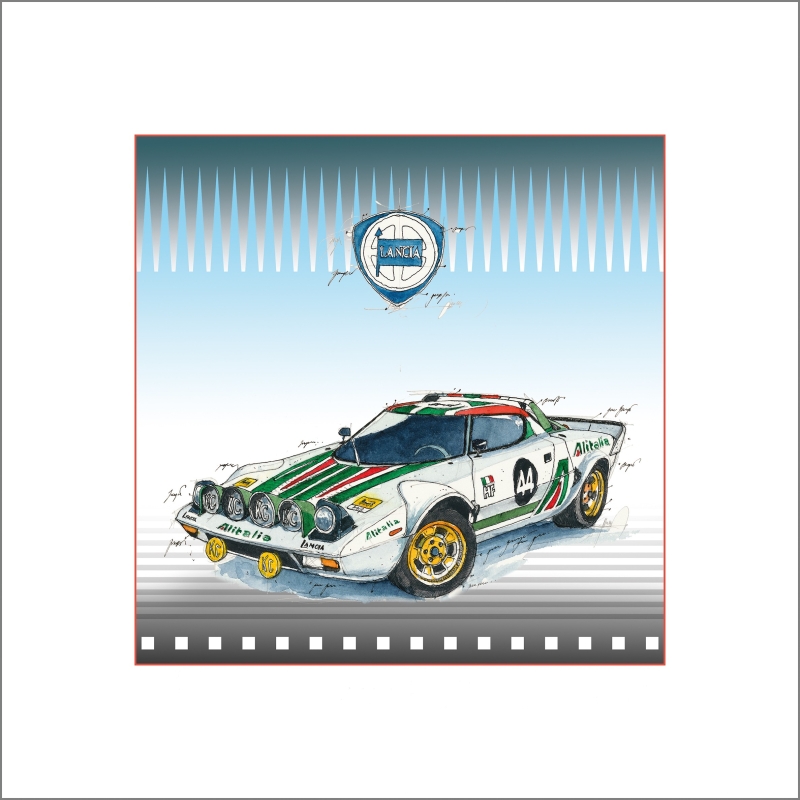 Leslie Hunt Bilder kaufen Original Lancia Stratos Giclee