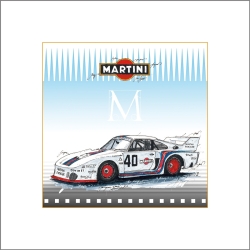 Leslie Hunt Bilder kaufen Original Porsche Martini 935 Giclee