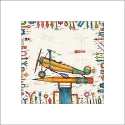 Leslie Hunt Bilder kaufen Original Flugschreiber Giclee