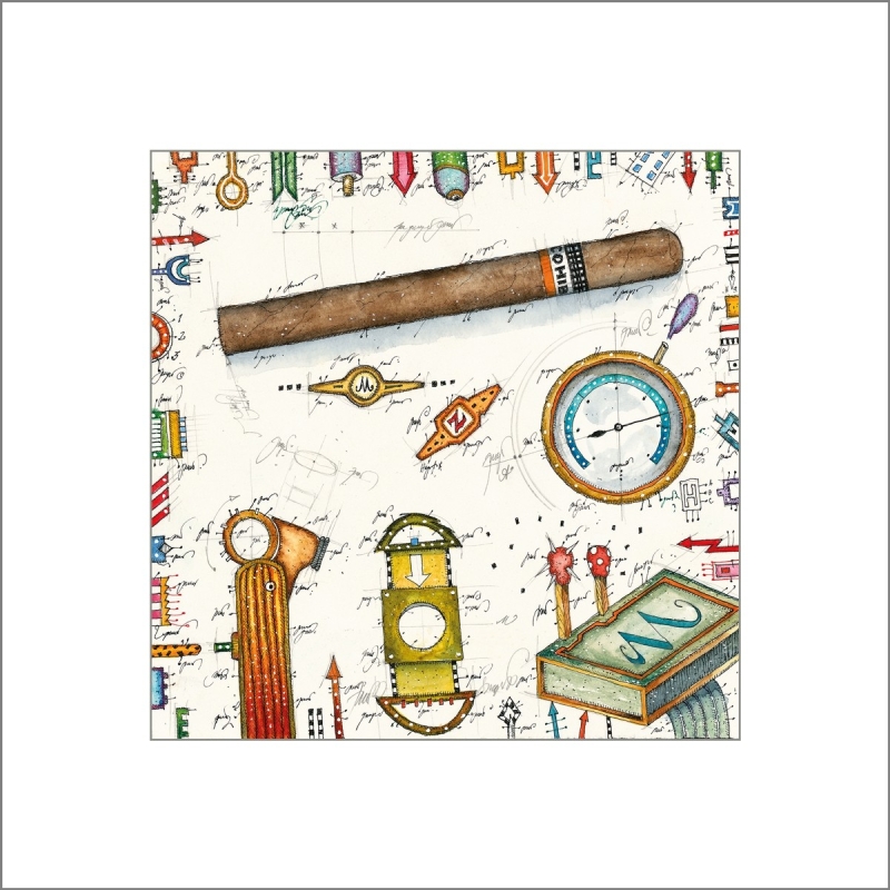 Leslie Hunt Bilder kaufen Original "The Big Smoke" Giclee