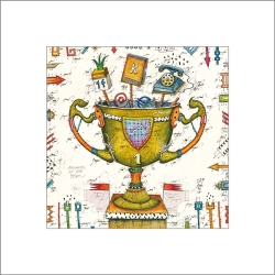 Leslie Hunt Bilder kaufen Original "Manager of the Year" Giclee