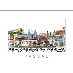 Leslie Hunt Bilder kaufen Original "Passau" Giclee