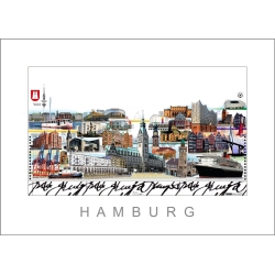Leslie Hunt Bilder kaufen Original "Hamburg" Giclee